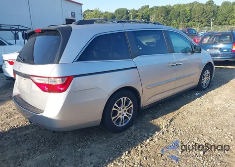 2011 Honda Odyssey Ex-L from USA, damaged, VIN 5FNRL5H67BB009058